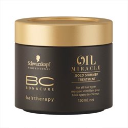 SCHWARZKOPF שוורצקופף BC אויל מירקל מסכת ברק זהב 150 מל