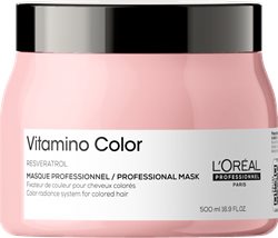 LOREAL לוריאל SERIE EXPERT מסכה ויטמינו קולור לשיער צבוע 500 מל