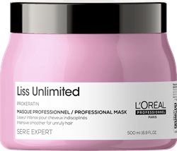 LOREAL לוריאל SERIE EXPERT מסכה ליס אנלימיטד לשיער מרדני 500 מל