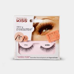 ריסים מלאכותיים True Volume Lash Chic + דבק – קיס KISS