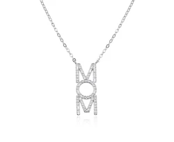 שרשרת MOM משובץ