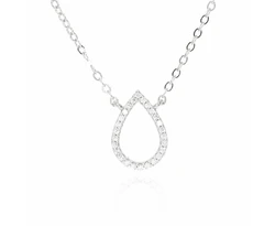 שרשרת טיפה כסף 925 לה בל