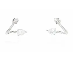 זוג עגילי כסף 925