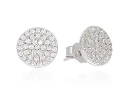 זוג עגילי כסף 925 M9