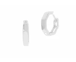 זוג עגילי כסף 925 באדי