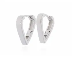 זוג עגילי כסף 925 דגם במבה