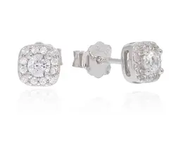 זוג עגילי כסף 925 מור