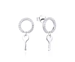 עגיל חישוק עם מפתח