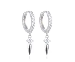 עגיל חישוק עם אלמנט