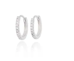 עגיל כסף חישוק 13mm