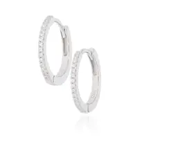 עגיל כסף חישוק 16mm