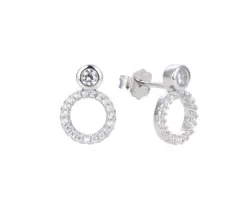 עגיל מעגל החיים עם אבן למעלה