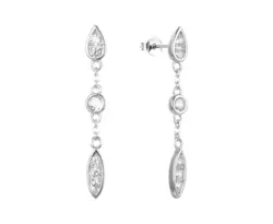 עגיל נופל משובץ