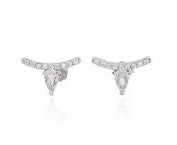 עגילי כסף 925 טיפה