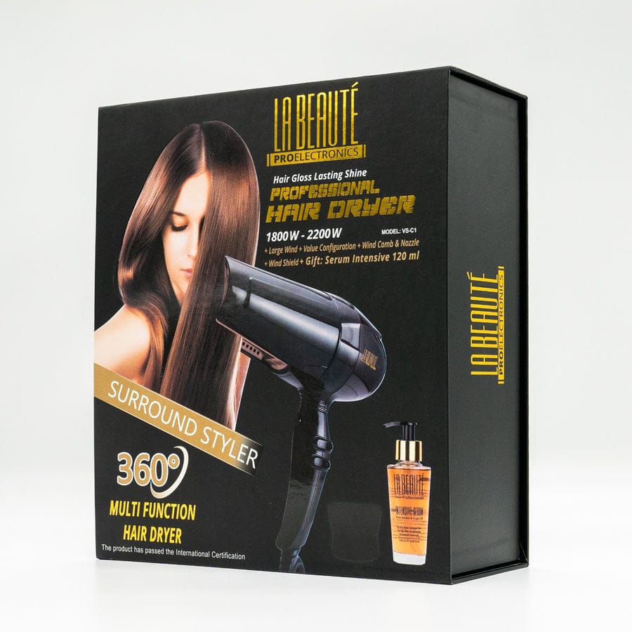 מייבש שיער מחליק 360 + סרום לשיער לה בוטה