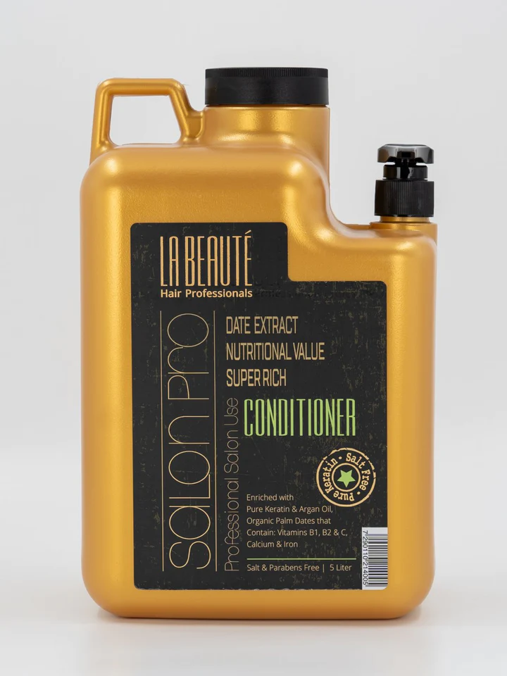 מרכך ללא מלחים מתאים לשיער לאחר החלקה גלון 5 ליטר לה בוטה