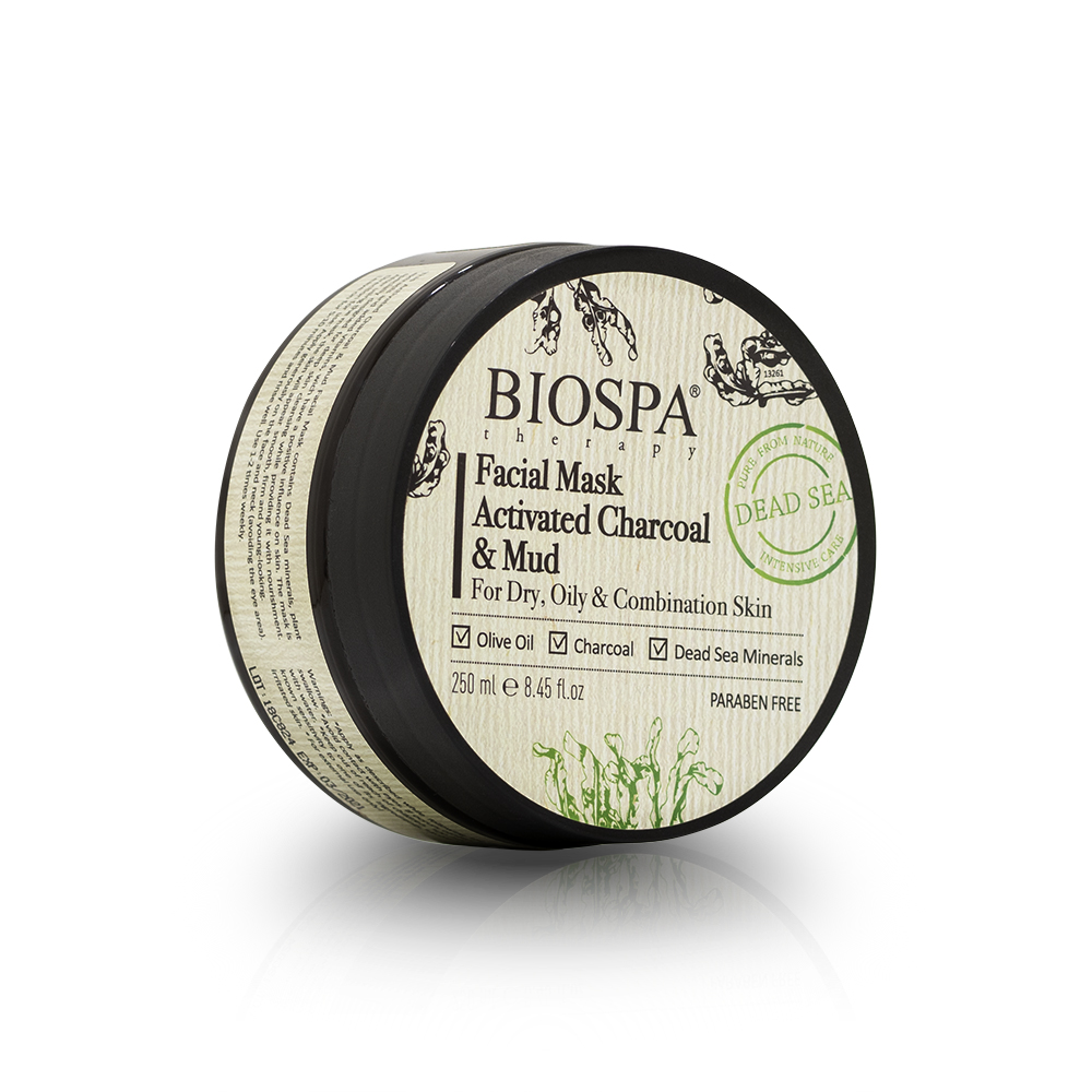 BIOSPA מסיכת בוץ ופחם פעיל