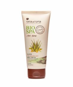 BIOSPA  קרם גוף חמאת שיאה ואלוורה