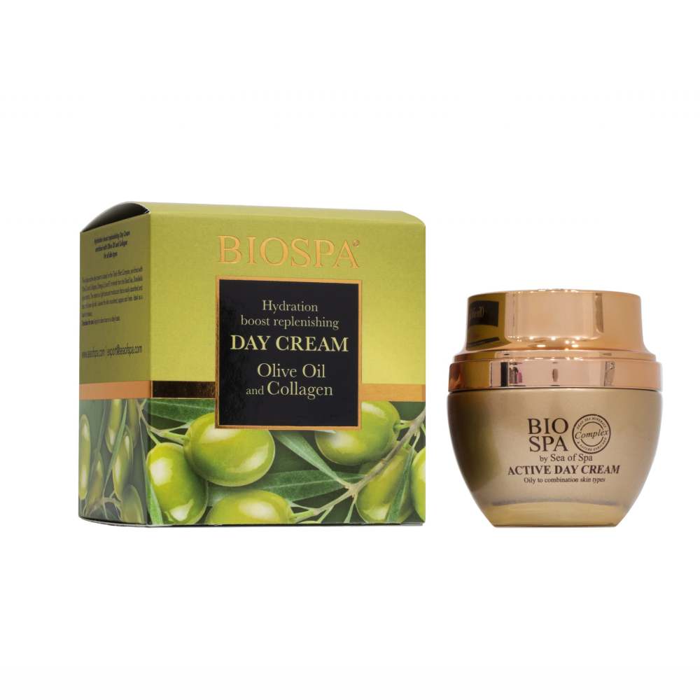 BIOSPA  קרם יום אנטי אייג’ינג שמן זית לעור הפנים