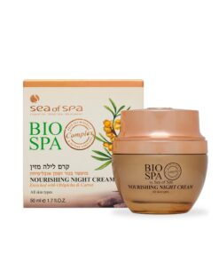 BIOSPA  קרם לילה מזין אובלפיחה וגזר לעור הפנים