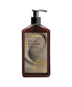 BIOSPA  שמפו בוץ שחור לשיער יבש פגום וצבוע