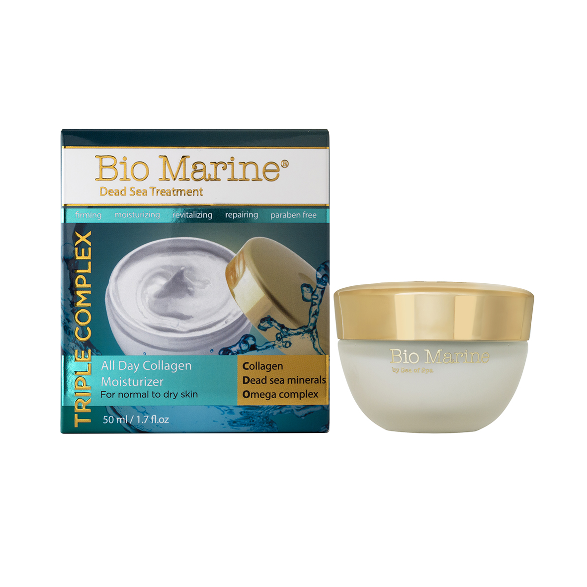 Bio Marine  קרם יום קולגן לעור רגיל עד יבש 50 מ”ל
