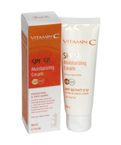 קרם לחות ויטמין סי עם הגנה מהשמש  SPF50 פרולט