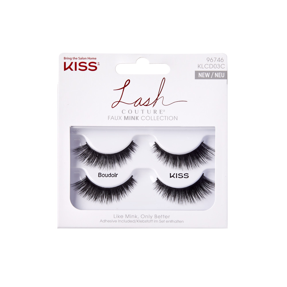 ריסים מלאכותיים Lash Couture Faux Mink Double + דבק – קיס