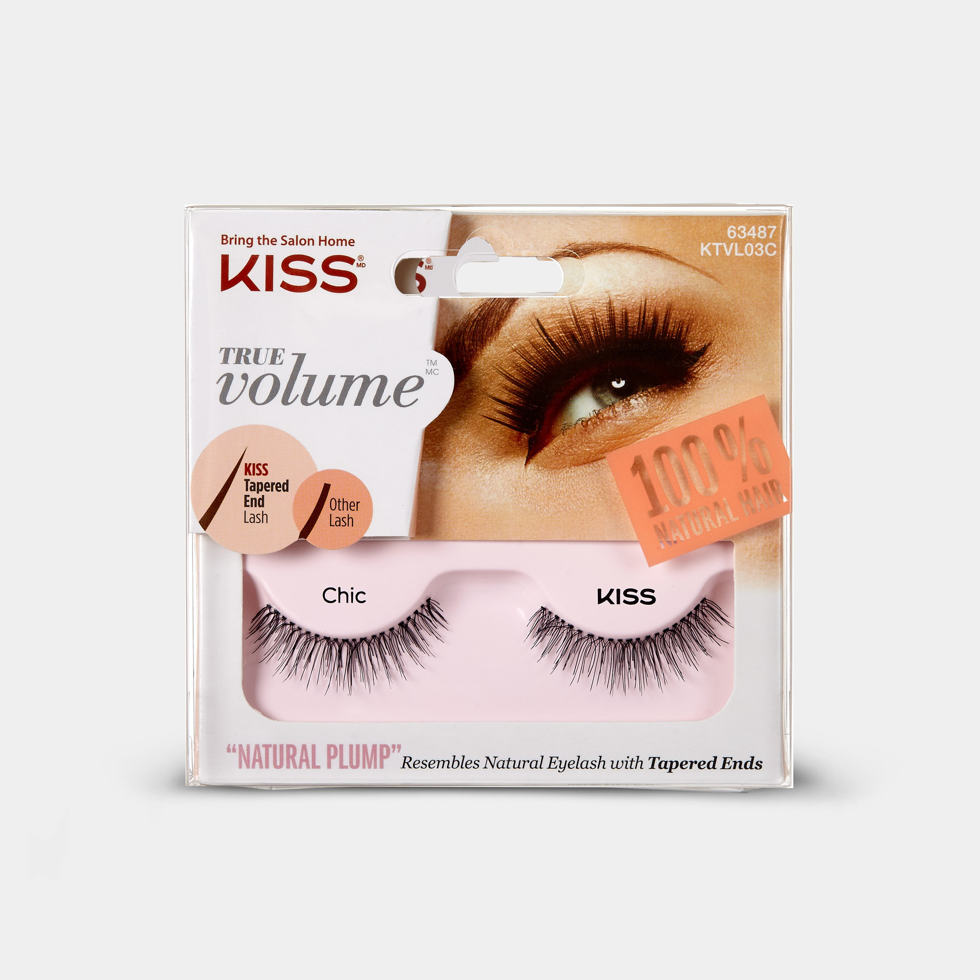 ריסים מלאכותיים True Volume Lash Chic + דבק – קיס ריסים מלאכותיים True Volume Lash Chic + דבק – קיס