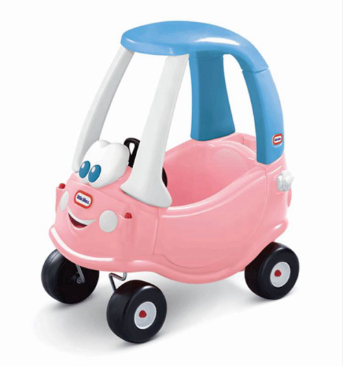 מכונית קוזי קופה - נסיכה (ורוד ותכלת) ליטל טייקס