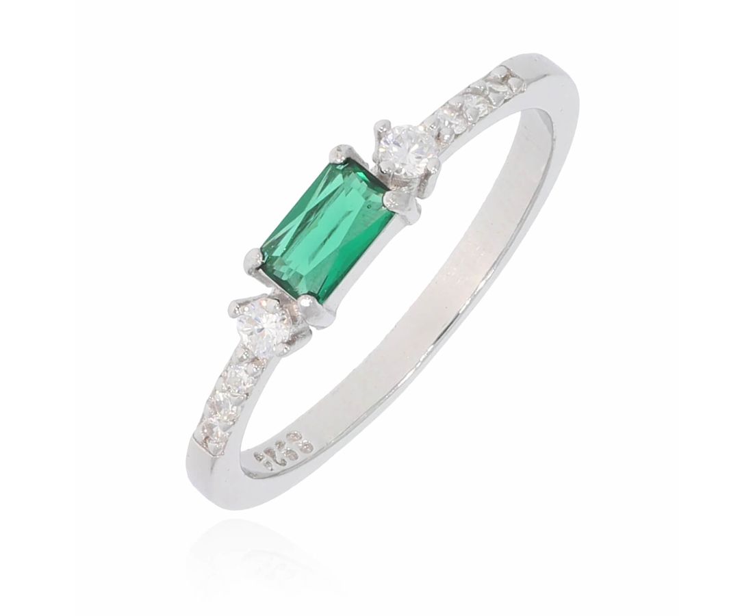 טבעת כסף 925 מרובע