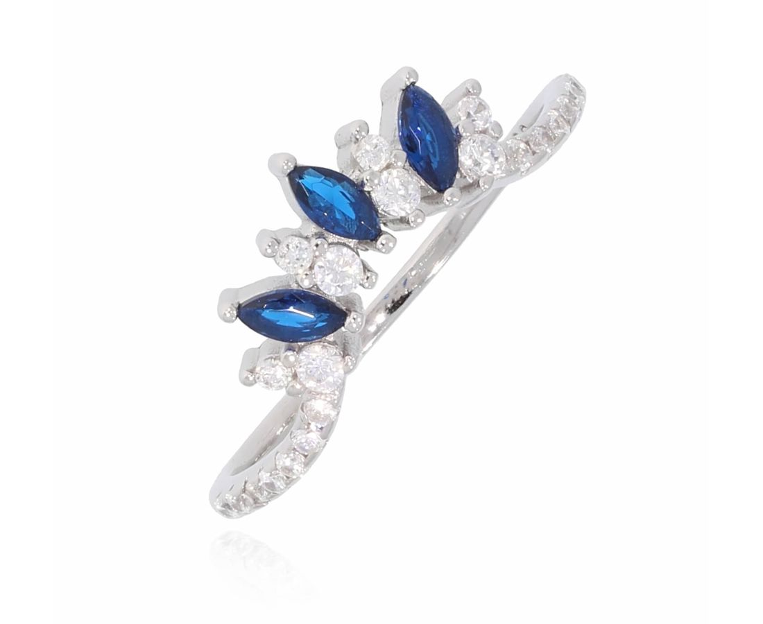 טבעת כסף 925 כתר