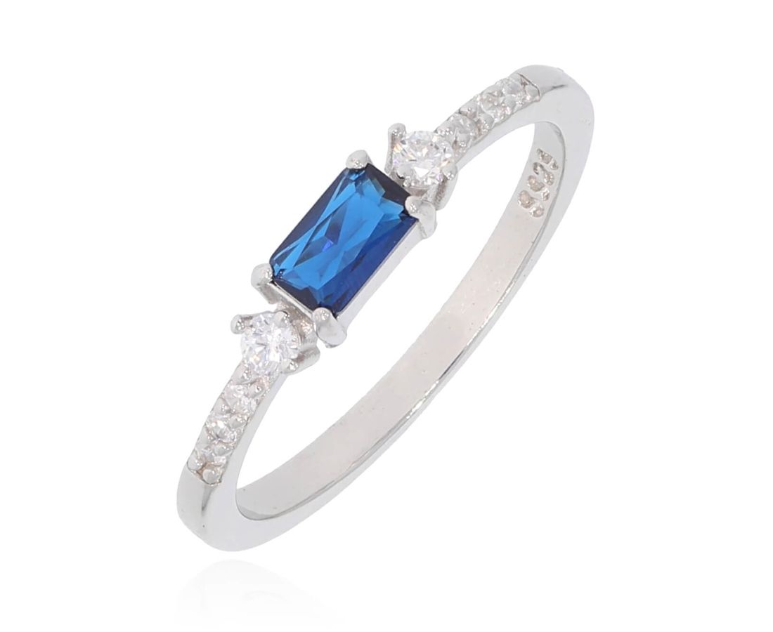 טבעת כסף 925 מרובע