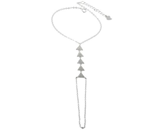 צמיד ג׳אדי משולשים כסף 925