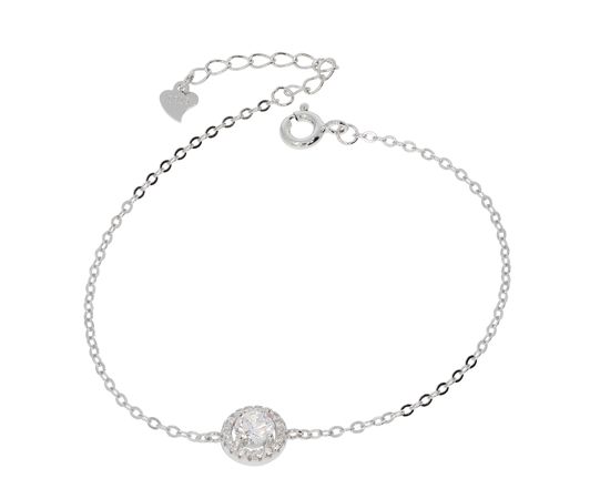 צמיד כסף 925 סוליטר