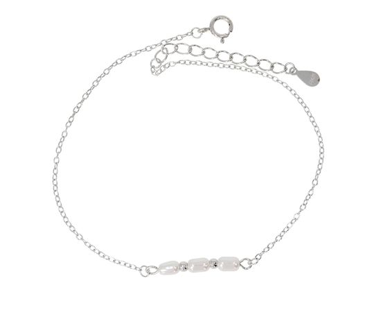 צמיד פנינה כסף 925