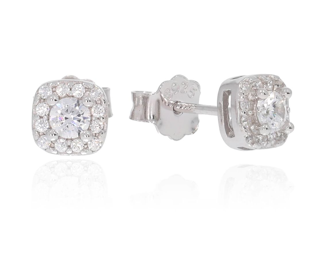 זוג עגילי כסף 925 מור