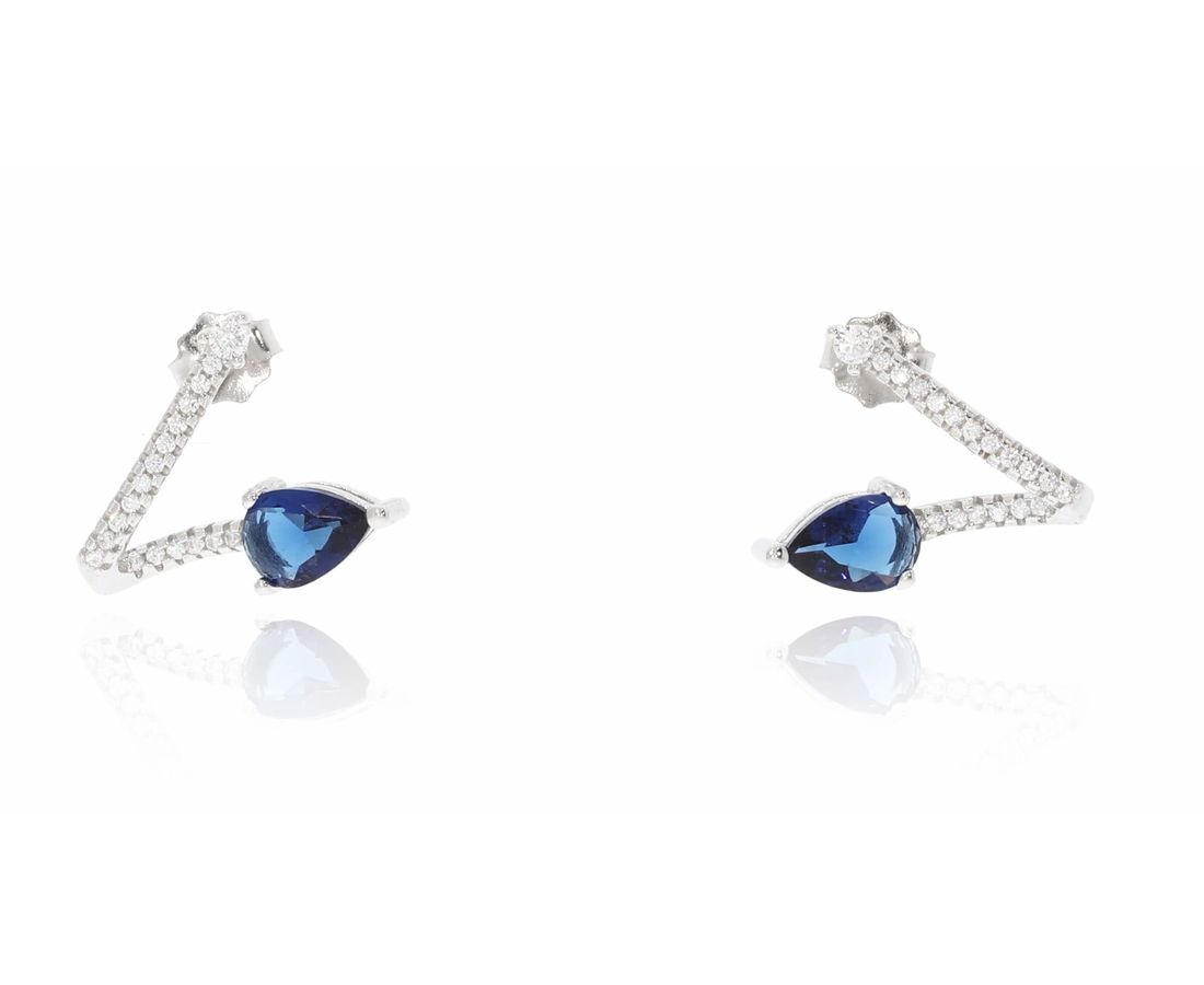 זוג עגילי כסף 925