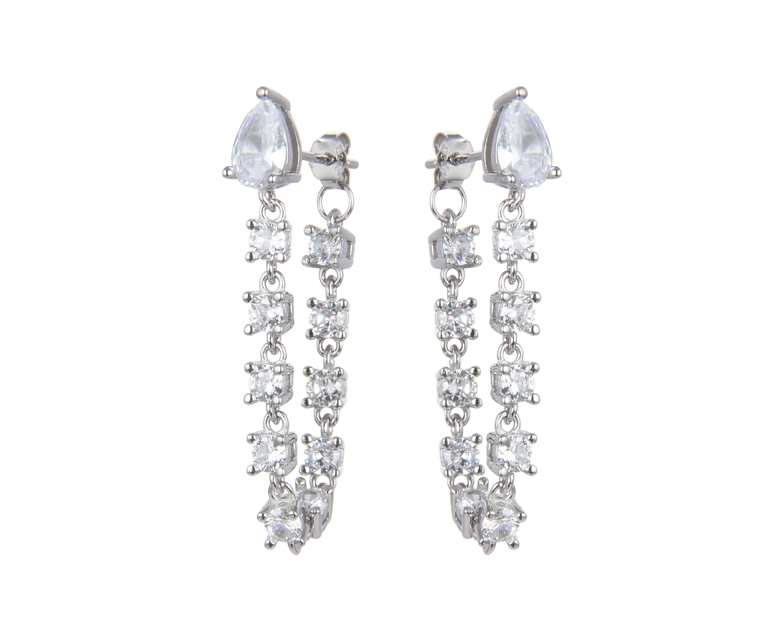 עגיל טיפה הפוכה