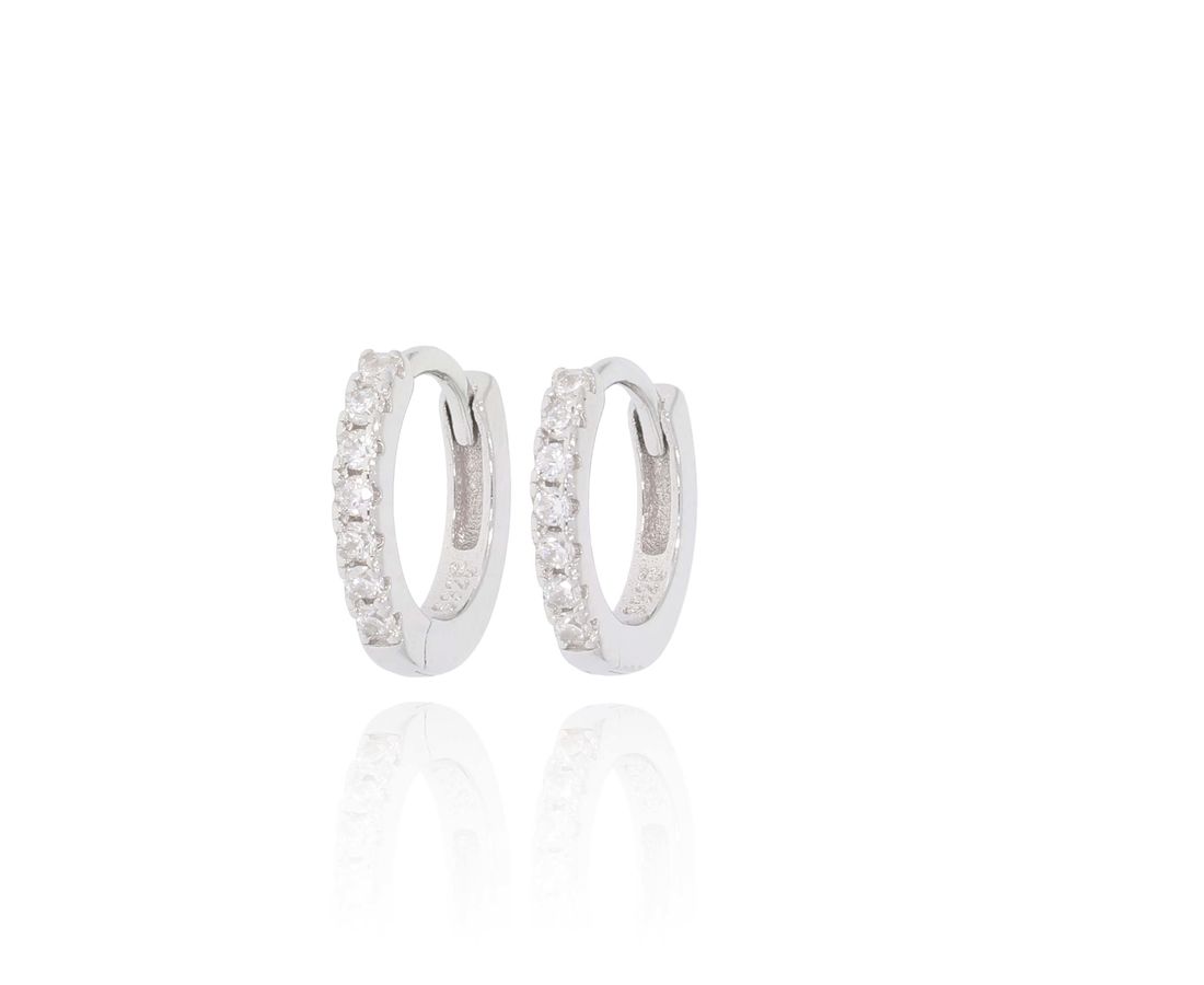 עגיל כסף חישוק 12mm