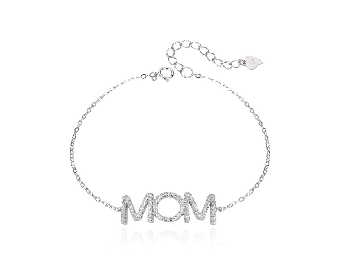 צמיד MOM משובץ 925