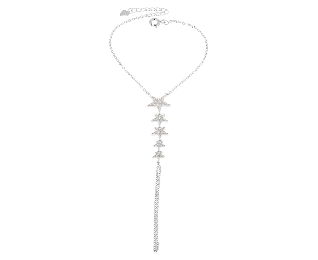 צמיד ג׳אדי 5 כוכבים כסף 925