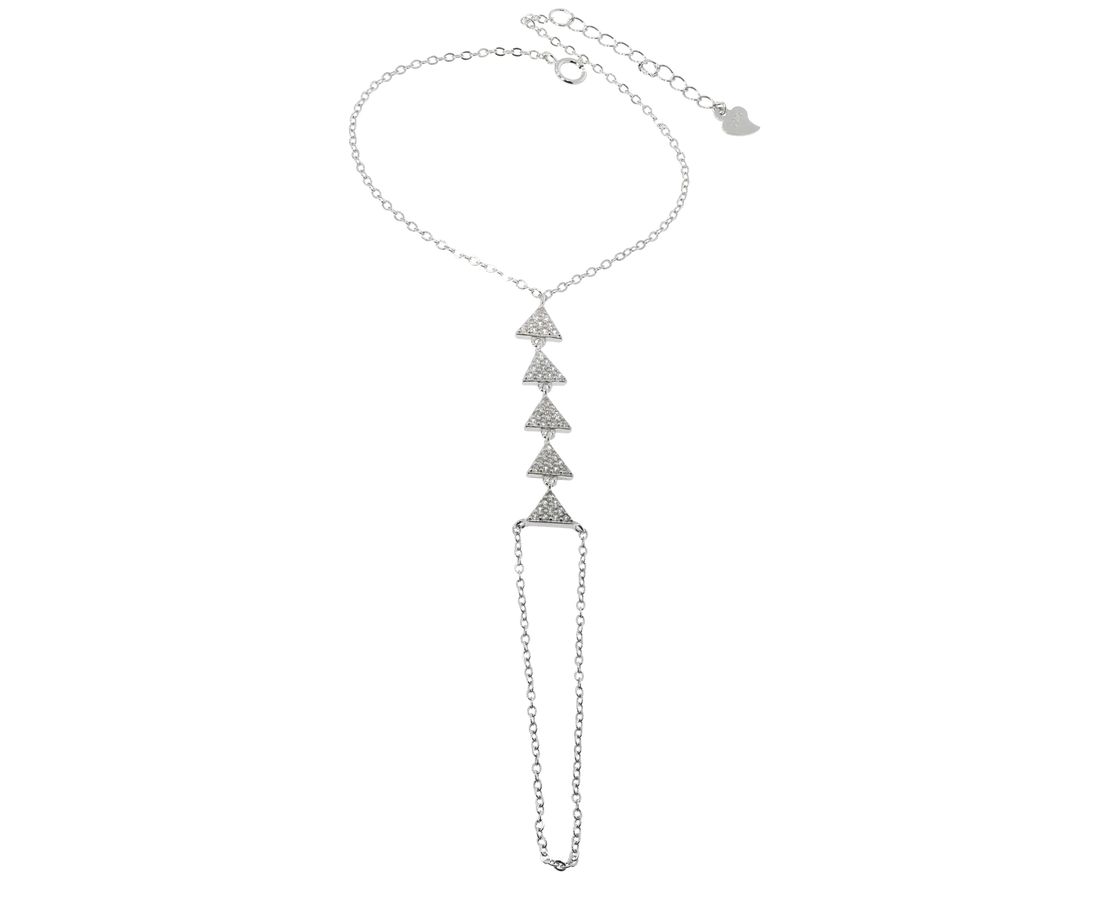 צמיד ג׳אדי משולשים כסף 925