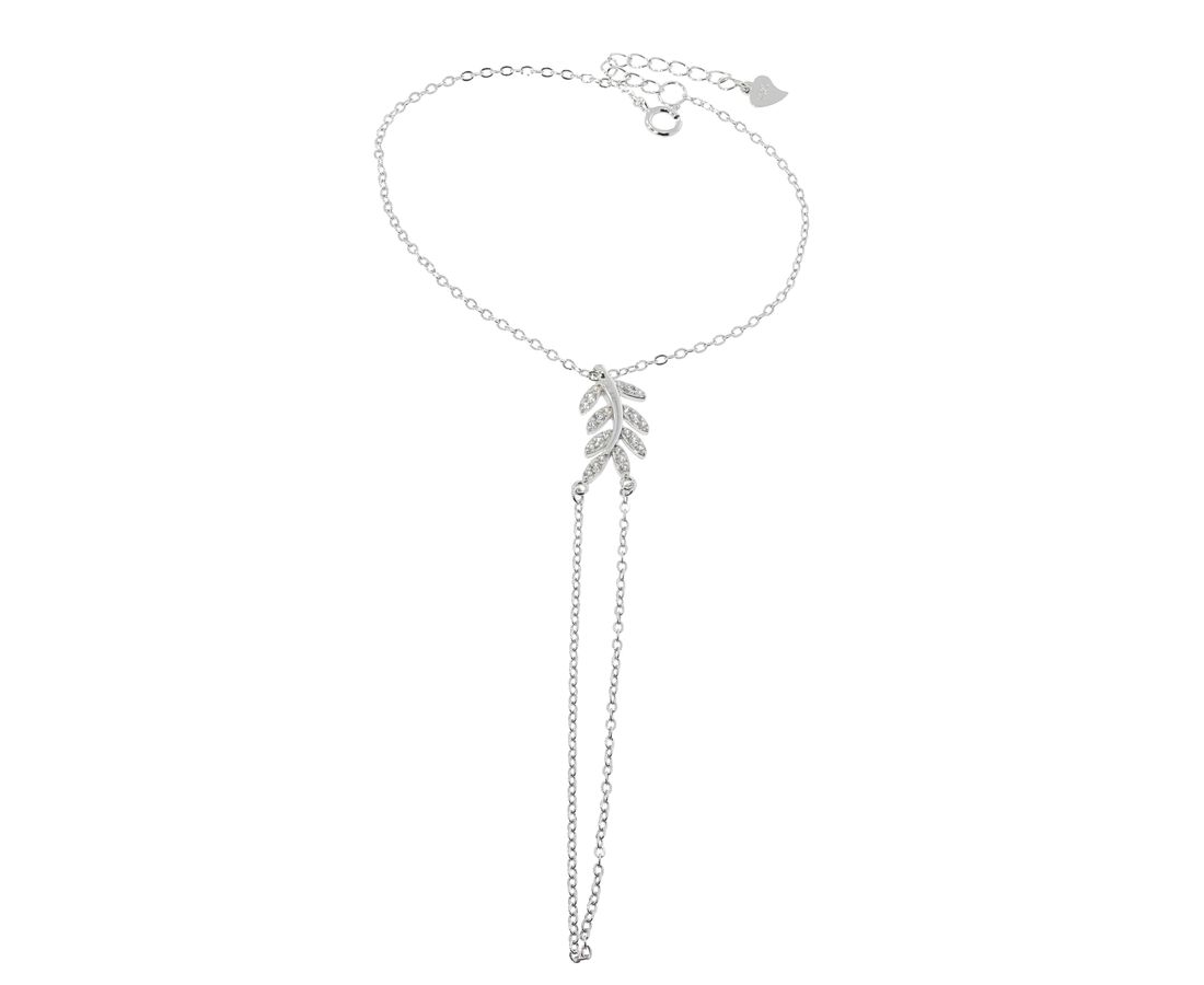 צמיד ג׳אדי פרח כסף 925