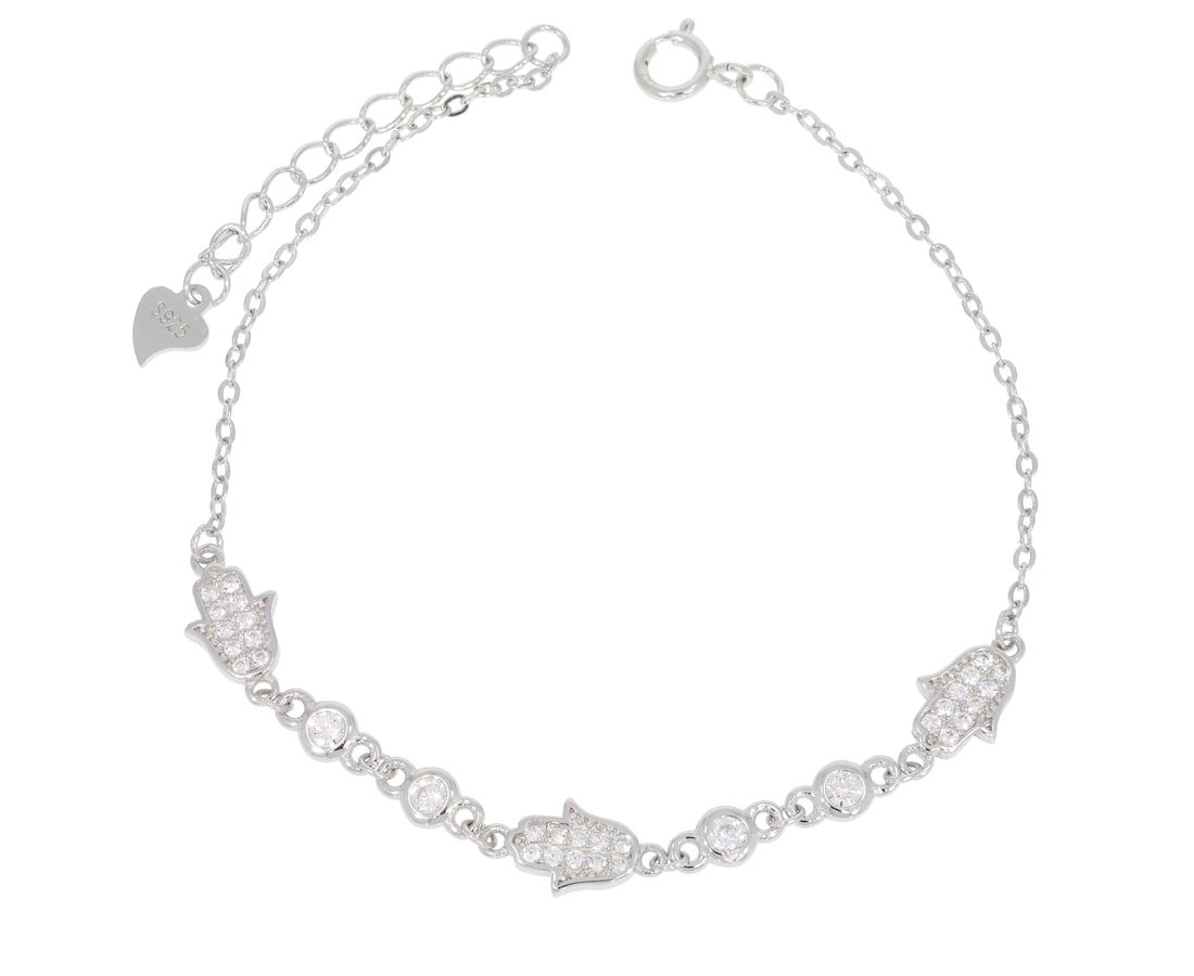 צמיד חמסות כסף 925