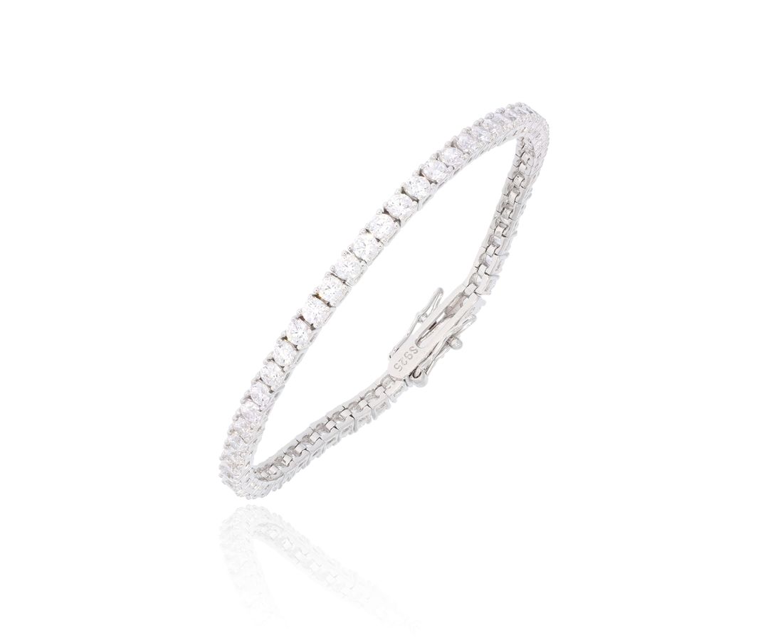 צמיד כסף 925 טניס 3mm