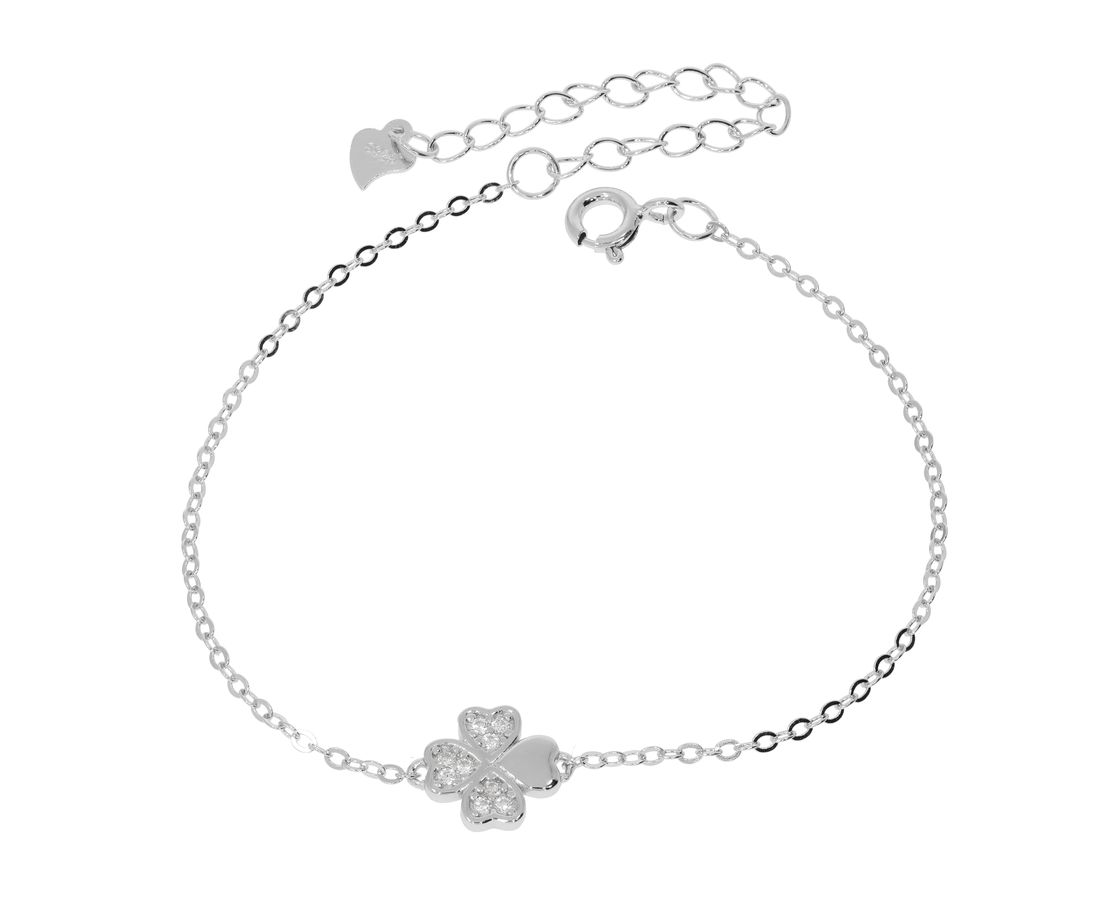 צמיד כסף 925 פרח