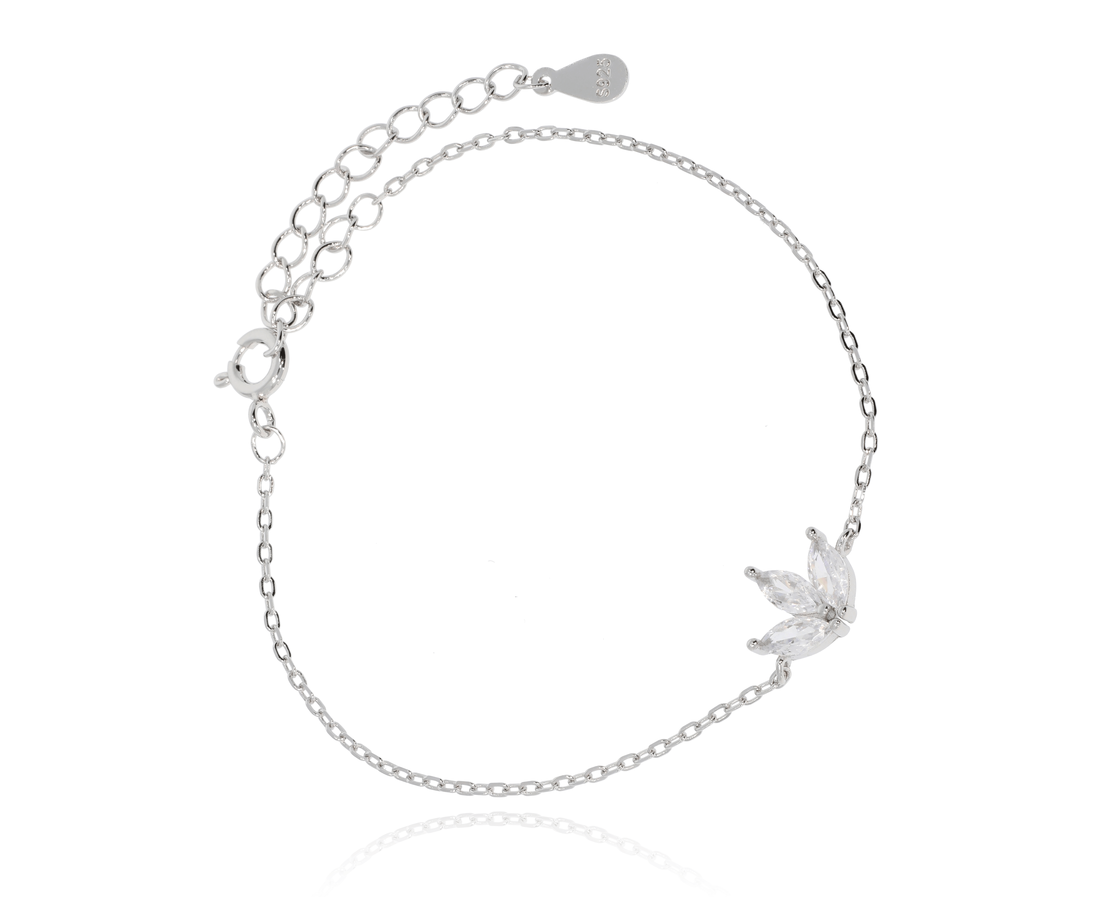 צמיד כסף לוטוס 925