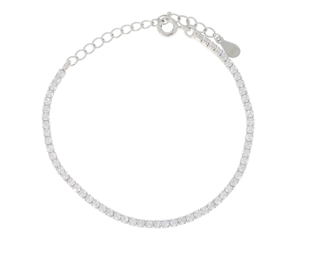 צמיד כסף שטראס 2 מ״מ