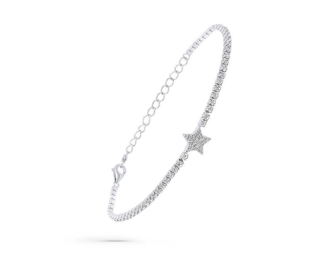 צמיד כסף שטראס כוכב 925